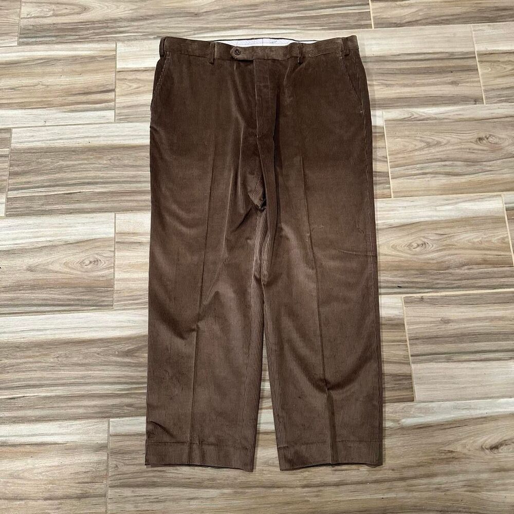 Italian Men's Brown Corduroy Trousers